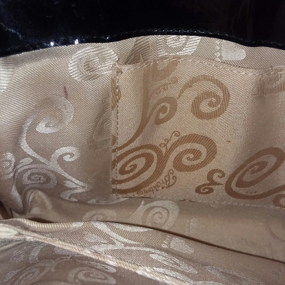 Brighton, "Paulette" Creme/Black Leather Shoulder - Picture 8 of 8